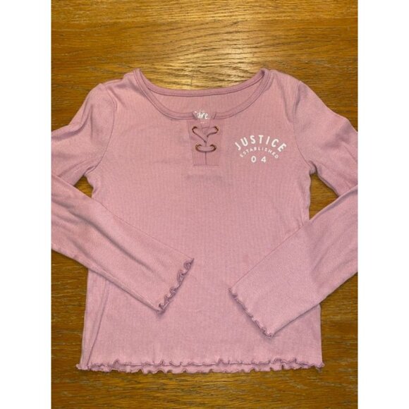 Justice Pink Long Sleeve-8 - Picture 1 of 3